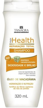 Ficha técnica e caractérísticas do produto Shampoo Hair Health Reparação Total Óleo de Macadâmia 320ml - U-Hu