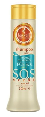 Ficha técnica e caractérísticas do produto Shampoo Haskell Girassol Pós Sol S.O.S 300ml
