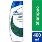 Ficha técnica e caractérísticas do produto Shampoo Head & Shoulders Men Menthol Sport 400ml