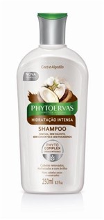 Ficha técnica e caractérísticas do produto Shampoo Hidratação Intensa Coco e Algodão Phytoervas 250ml
