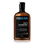 Shampoo Human 3 em 1 Incolor