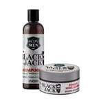 Ficha técnica e caractérísticas do produto Shampoo Ice + Pomada Modeladora Efeito Molhado Felps Men Black Jack