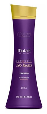 Shampoo Iluminador Easy Nutrit SOS Louros 240ml Mutari