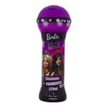 Shampoo Infantil Barbie Rock'n Royals Framboesa Cabelos Cacheados Sem Sal com 220ml