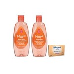 Ficha técnica e caractérísticas do produto Shampoo Johnson`s Baby 200ml 2 Unidades + Sabonete Johnson`s