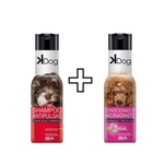 Ficha técnica e caractérísticas do produto Shampoo K-dog Antipulgas + condicionador cães