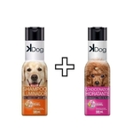 Ficha técnica e caractérísticas do produto Shampoo K Dog Iluminador pelos claros + condicionador K dog