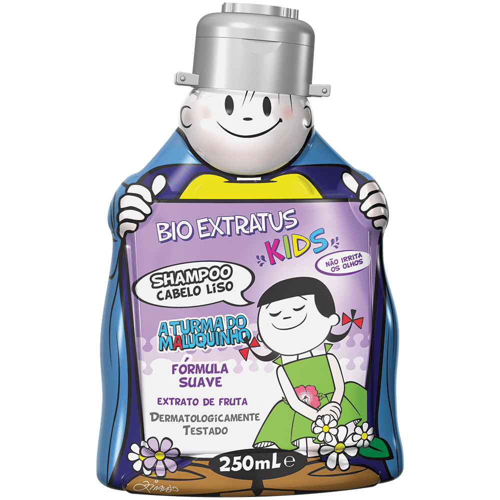 Ficha técnica e caractérísticas do produto Shampoo Kids Cabelo Liso 250Ml - Bio Extratus