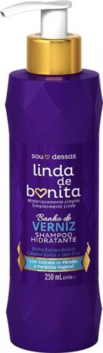 Ficha técnica e caractérísticas do produto Shampoo Linda de Bonita Banho de Verniz