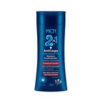 Ficha técnica e caractérísticas do produto Shampoo Masculino Anticaspa 2 em 1 Limpeza Profunda 250ml