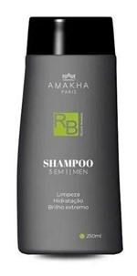 Ficha técnica e caractérísticas do produto Shampoo Masculino 3x1 Men 250ml - Rb