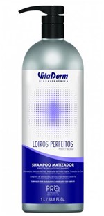 Ficha técnica e caractérísticas do produto Shampoo Matizador Loiros Perfeitos Vita Derm 1L