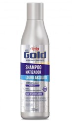 Ficha técnica e caractérísticas do produto Shampoo Matizador Niely Gold Louro Absol 300ml