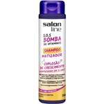 Ficha técnica e caractérísticas do produto Shampoo Matizador Salon Line S.O.S Bomba Mistos a Óleosos 300Ml