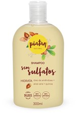 Ficha técnica e caractérísticas do produto Shampoo Natural Vegano Piatan Hidrata 300ml Sem Sulfatos