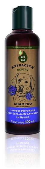 Ficha técnica e caractérísticas do produto Shampoo Neutro para Cães Lavanda Pet Lab Extractos - 300ml