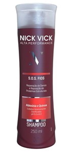 Ficha técnica e caractérísticas do produto Shampoo Nick Vick SOS Fios 250ml