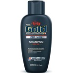 Ficha técnica e caractérísticas do produto Shampoo Niely Gold For Men Sem Sal 300ml