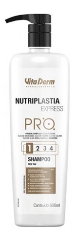 Ficha técnica e caractérísticas do produto Shampoo Nutriplastia Express Vita Derm 600ml
