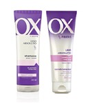 Shampoo Ox Fibers Liso Absoluto 240Ml + Condicionador Ox Fibers Liso Absoluto 240Ml