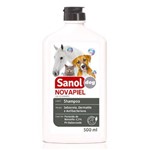 Ficha técnica e caractérísticas do produto Shampoo para Alergias Peróxido de Benzoila para Cachorro, Gato, Cavalo, Novapiel Sanol 500ml