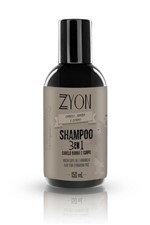Shampoo para Barba Cabelo e Corpo Zyon - Zyon Cosméticos