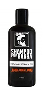 Ficha técnica e caractérísticas do produto Shampoo para Barba Loira e Ruiva o Barbudo - 140ml