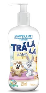 Ficha técnica e caractérísticas do produto Shampoo para Bebê 3 em 1 Trá Lá Lá Baby Bem Estar 250ml