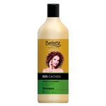 Shampoo para cabelos cacheados profissional sos cachos com óleo tutano e vitamina E 1 litro beltrat