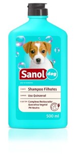 Ficha técnica e caractérísticas do produto Shampoo para Cachorros Filhotes Sanol Dog - Shampoo Cães Filhotes 500ml