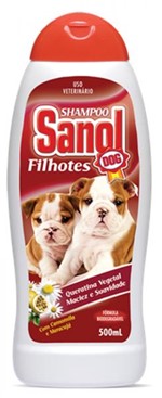 Shampoo para Cão Filhote 500 Ml Sanol com 12 - Sanol Dog