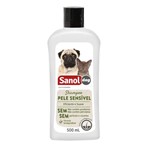 Ficha técnica e caractérísticas do produto Shampoo Pele Sensível Sanol Dog para Cães e Gatos - Total Química (500 Ml) - Sanol - Total Química