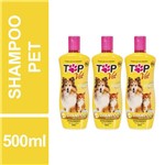 Ficha técnica e caractérísticas do produto Shampoo Pelos Dourados Premium Pet Top Vet 500ml Kit 3un