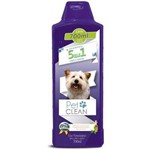 Ficha técnica e caractérísticas do produto Shampoo Pet Clean 5 em 1 para Cães e Gatos - 700 Ml