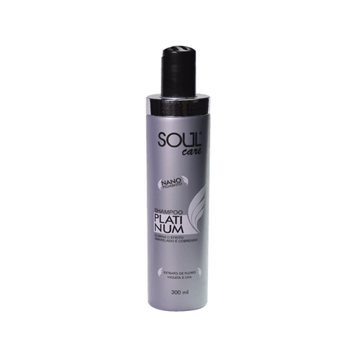 Ficha técnica e caractérísticas do produto Shampoo Platinum Silver Soul Care 300 Ml