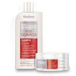 Shampoo Pós Quimica com Proteção da Cor - 400ml e Mascara Pós Quimica com Proteção da Cor - 400ml - Vita Derm