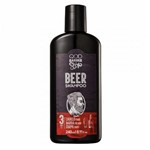 Ficha técnica e caractérísticas do produto Shampoo Qod Barber Shop Beer 3 em 1 - 240ml