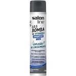 Ficha técnica e caractérísticas do produto Shampoo S.O.S Bomba Men 2x1 Salon Line 300ml
