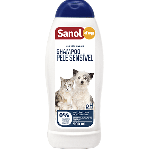 Ficha técnica e caractérísticas do produto Shampoo Sanol Dog Hipoalergênico Pele Sensível para Cães e Gatos 500ml