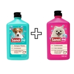 Ficha técnica e caractérísticas do produto Shampoo Sanol para filhote + Condicionador
