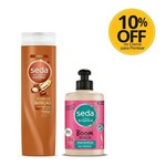 Shampoo Seda Bomba de Nutrição Ganhe 10% Off no Creme para Pentear Seda Boom Definição 295ml