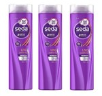 Ficha técnica e caractérísticas do produto Shampoo Seda Liso Perfeito e Sedoso 325ml 3 Unidades