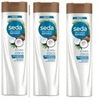 Ficha técnica e caractérísticas do produto Shampoo Seda Recarga Natural Bomba de Coco 325ml - 3 Unidades - Unilever
