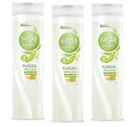 Ficha técnica e caractérísticas do produto Shampoo Seda Recarga Natural Pureza Detox 325ml - 3 Unidades