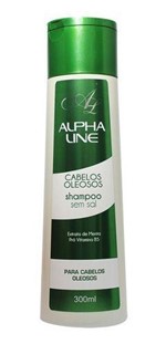Ficha técnica e caractérísticas do produto Shampoo Sem Sal Cabelos Oleosos 300ml - Alpha Line