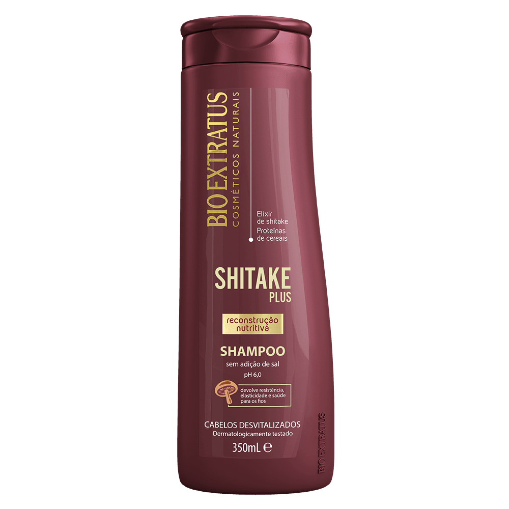 Ficha técnica e caractérísticas do produto Shampoo Shitake Plus Bio Extratus 350ml