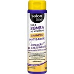 Ficha técnica e caractérísticas do produto Shampoo SOS Bomba Matizador Cabelos Normais a Seco 300ml Salon Line