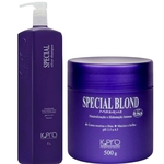 Shampoo Special Silver 1l + Máscara De Tratamento Special Blond Kpro 500g