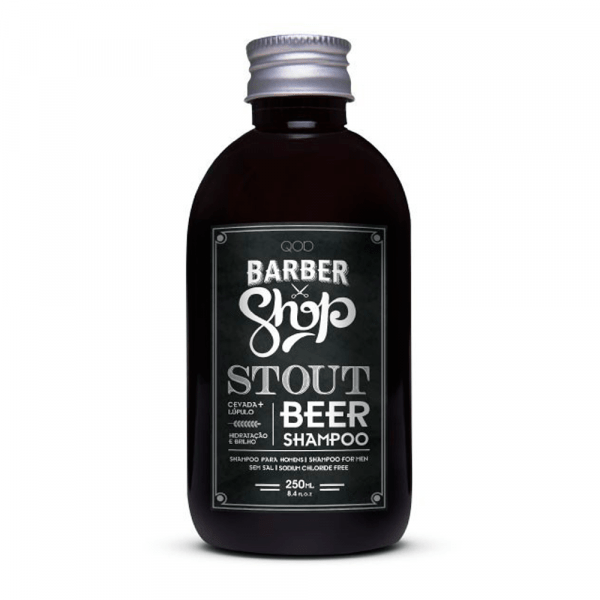 Ficha técnica e caractérísticas do produto Shampoo Stout Beer QOD Barber Shop - 250ml - QOD Barber Shop
