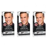 Ficha técnica e caractérísticas do produto Shampoo Tonalizante Grecin Tons de Grisalhos 40G Kit com 3